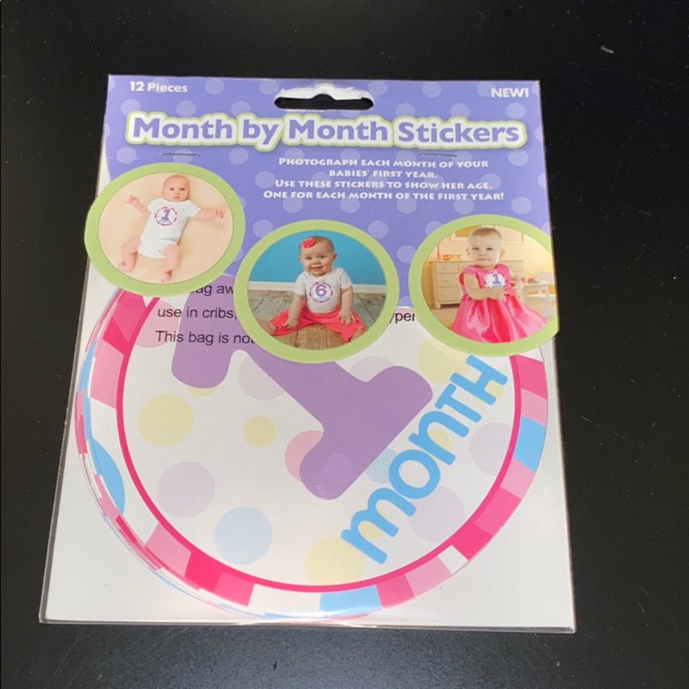 Month by Month Baby 👶🏼 Photo Stickers